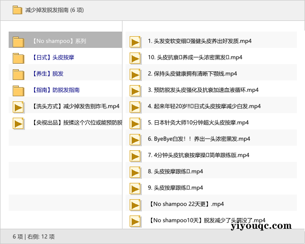 减少掉发脱发指南-以北资源站