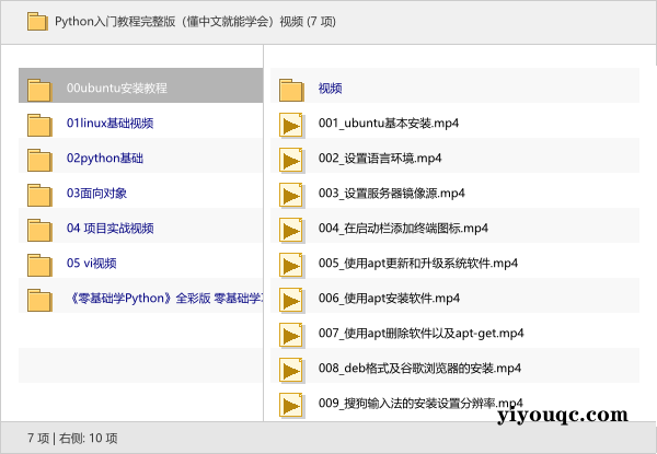 Python入门教程完整版(懂中文就能学会)视频-以北资源站