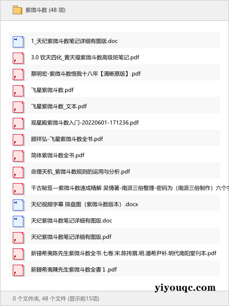 紫微斗数-以北资源站