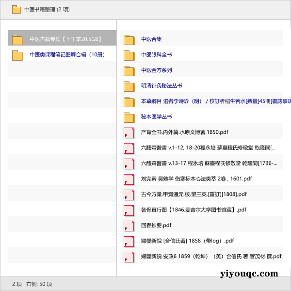 中医书籍整理-以北资源站
