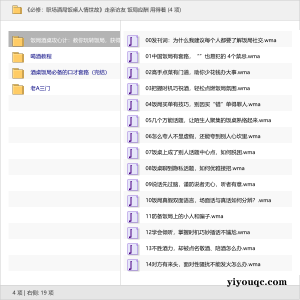 《必修:职场酒局饭桌人情世故》走亲访友 饭局应酬 用得着-以北资源站