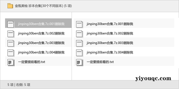 金瓶美柚 珍本合集[30个不同版本]-以北资源站