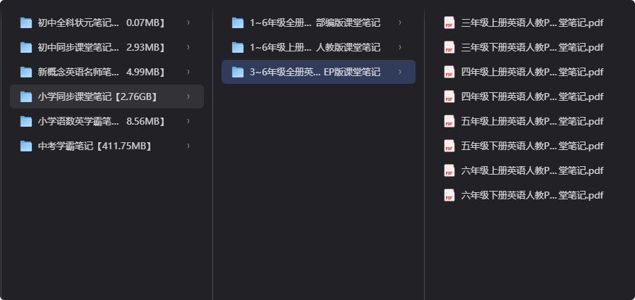 学霸笔记宝库:6.33GB精华资料一键获取-以北资源站